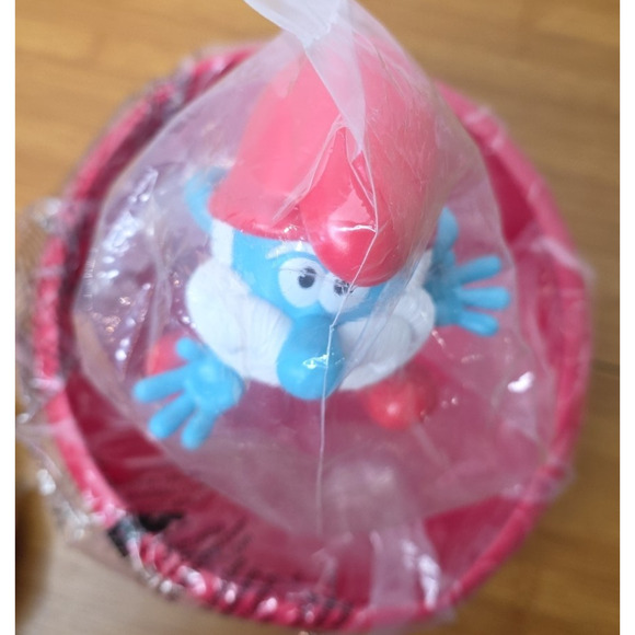 Smurfs Movie 2025 Regal Cinema Popcorn Bucket Papa Smurf Mushroom NEW & SEALED! - Picture 7 of 9